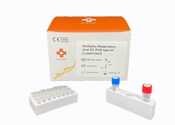 Multiplex Molecular Diagnosis Sistem Pernapasan Manusia Kit PCR Waktu Nyata Lyophilized